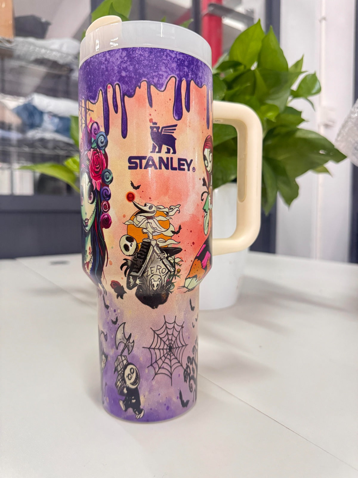 Sally x Jack Skellington Tumbler